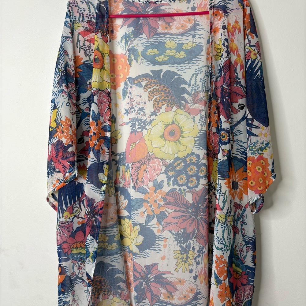 Floral Sheer Kimono